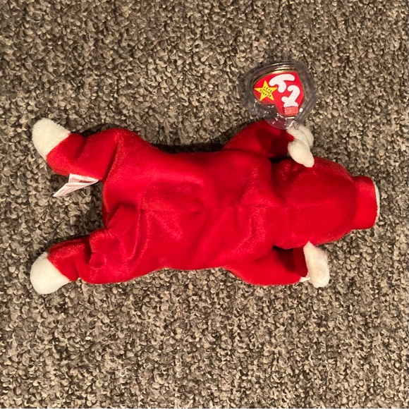 NWT Vintage TY Snort Beanie Baby ‘Date of Birth May 15, 1995’ Measures 10 inches - Picture 3 of 11